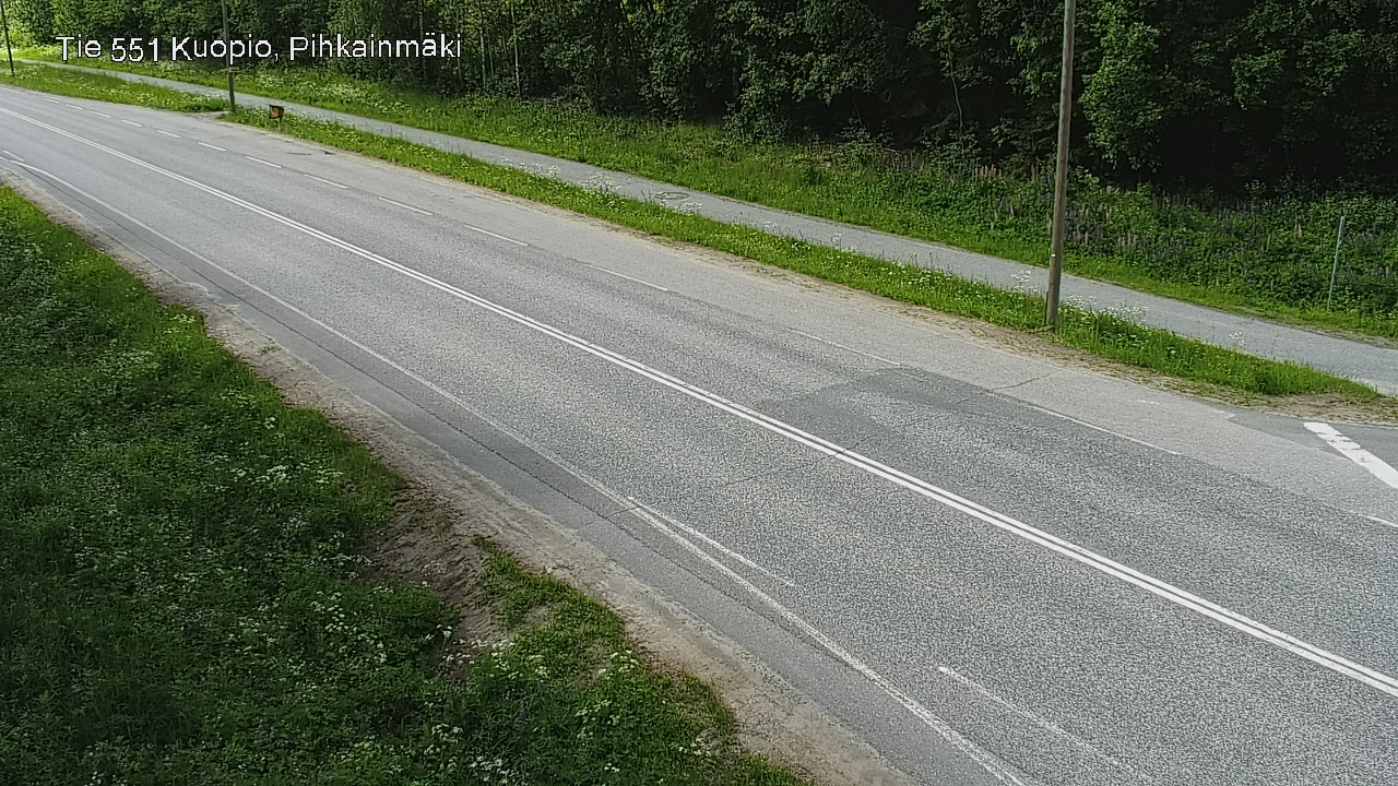 Kelikamerat Kuva Tie 551 Kuopio, Pihkainmäki, Kuopio, Pohjois-Savo