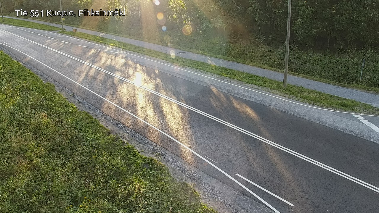 Kelikamerat Kuva Tie 551 Kuopio, Pihkainmäki, Kuopio, Pohjois-Savo