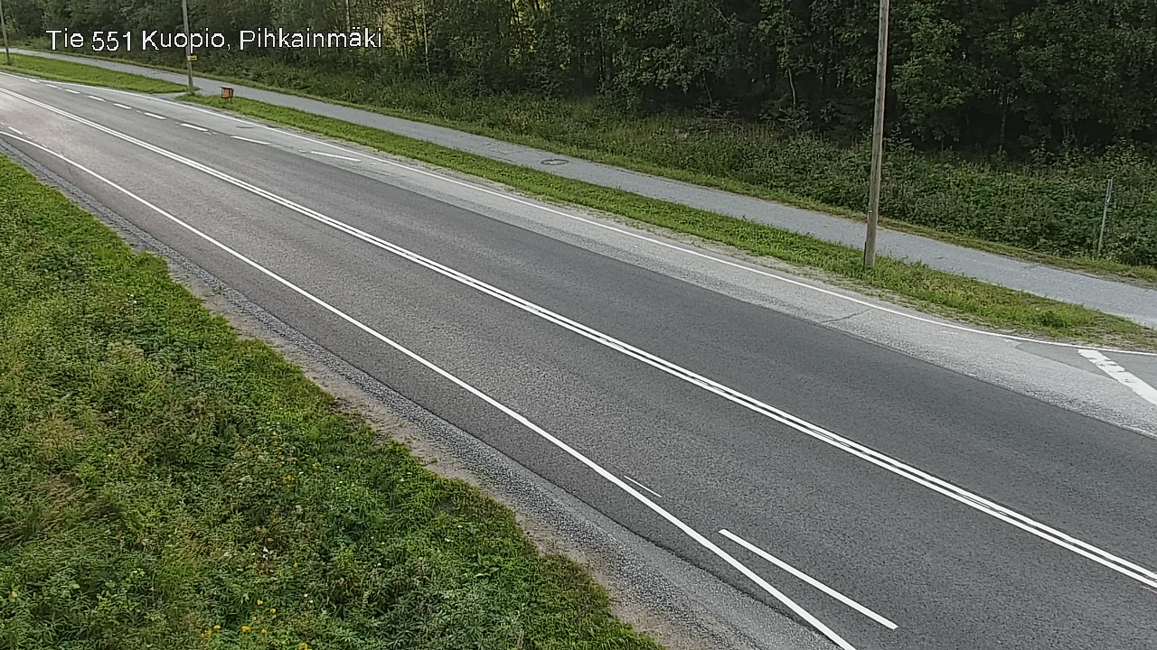 Kelikamerat Kuva Tie 551 Kuopio, Pihkainmäki, Kuopio, Pohjois-Savo