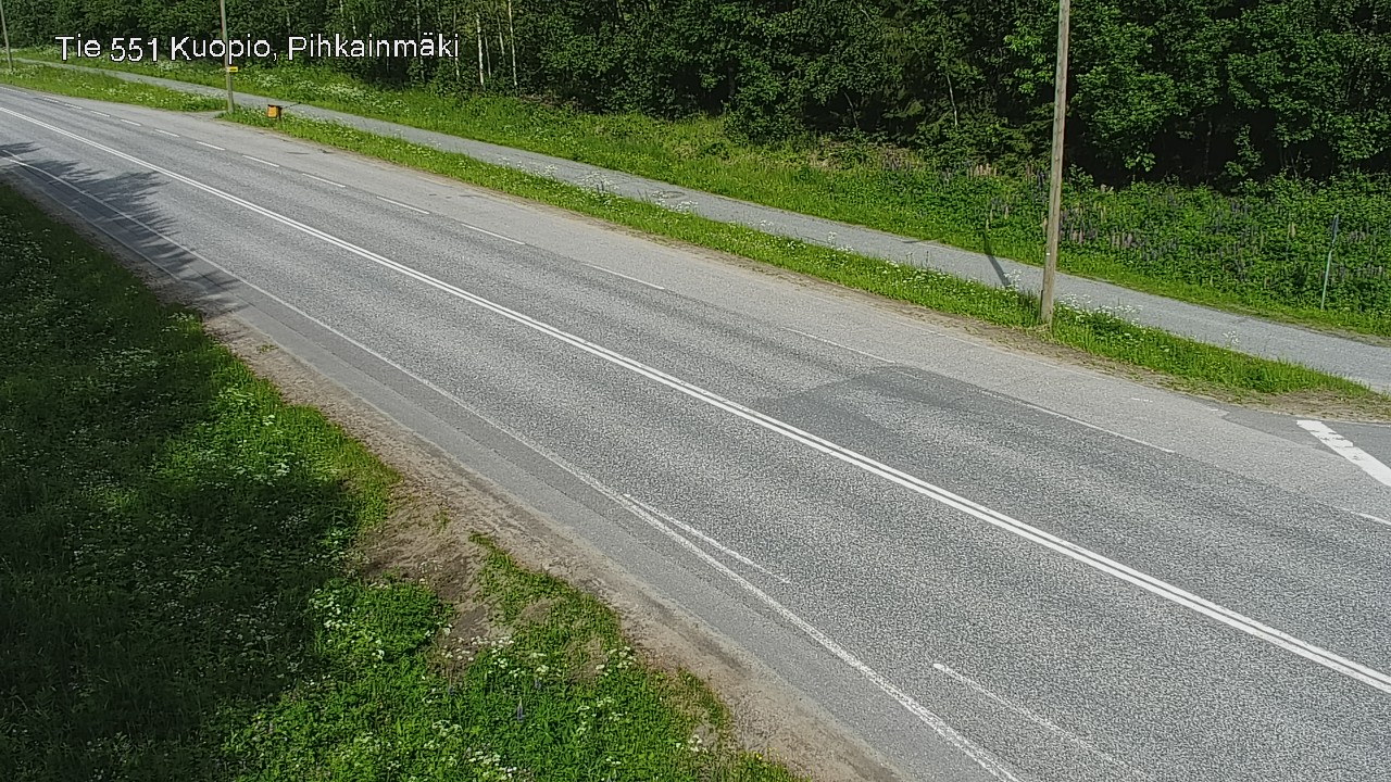Kelikamerat Kuva Tie 551 Kuopio, Pihkainmäki, Kuopio, Pohjois-Savo