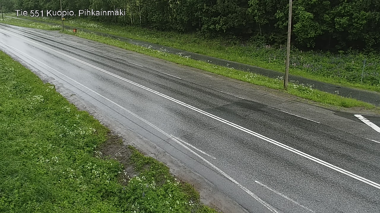 Kelikamerat Kuva Tie 551 Kuopio, Pihkainmäki, Kuopio, Pohjois-Savo