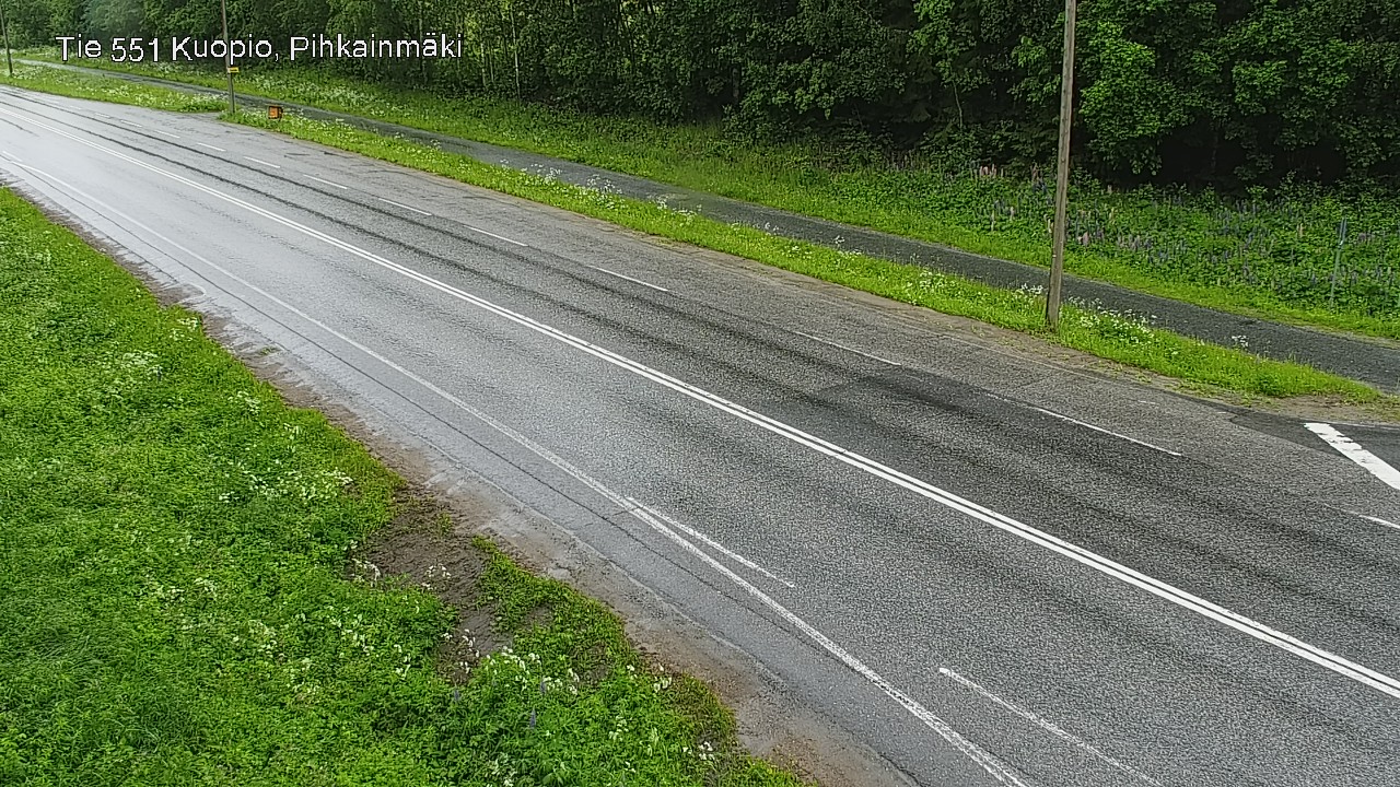Kelikamerat Kuva Tie 551 Kuopio, Pihkainmäki, Kuopio, Pohjois-Savo