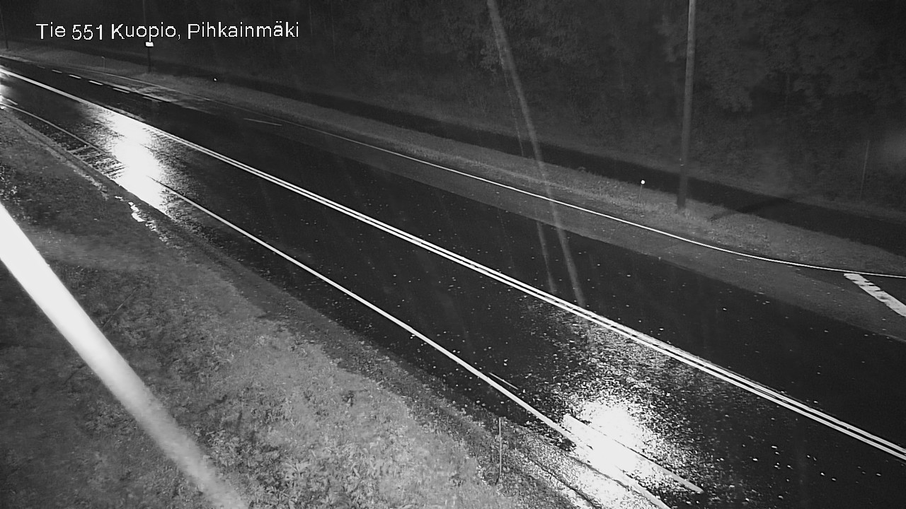 Weather Camera Image Road 551 Kuopio, Pihkainmäki, Kuopio, Pohjois-Savo