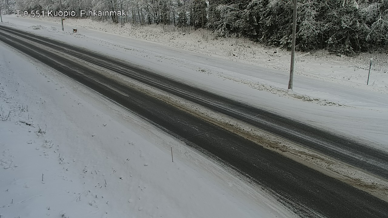 Kelikamerat Kuva Tie 551 Kuopio, Pihkainmäki, Kuopio, Pohjois-Savo