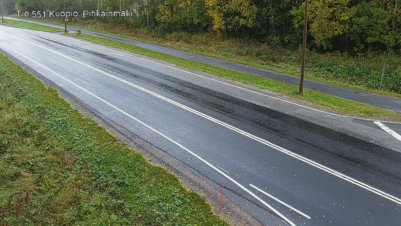 Weather Camera Image Road 551 Kuopio, Pihkainmäki, Kuopio, Pohjois-Savo