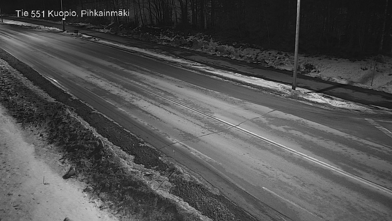 Weather Camera Image Road 551 Kuopio, Pihkainmäki, Kuopio, Pohjois-Savo