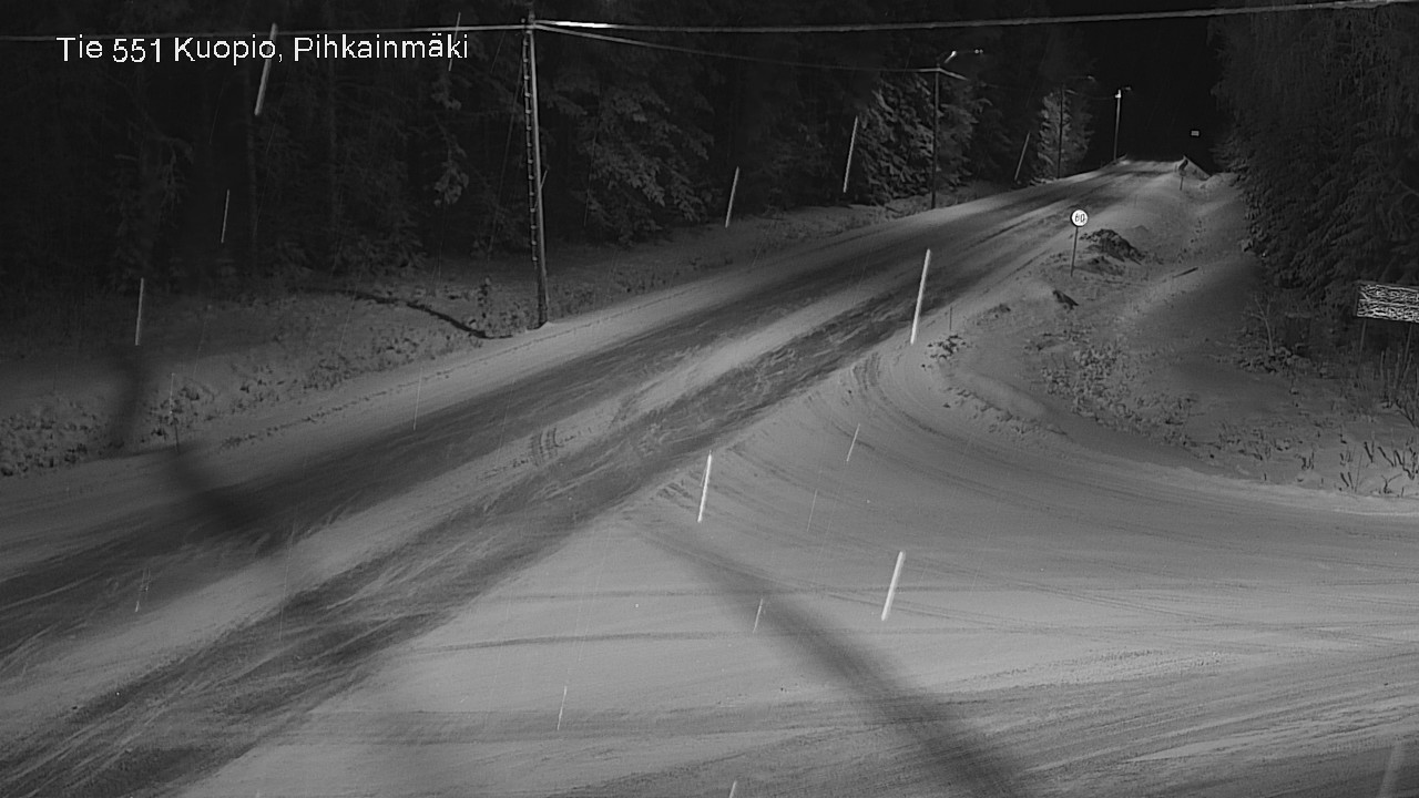 Kelikamerat Kuva Tie 551 Kuopio, Pihkainmäki, Kuopio, Pohjois-Savo