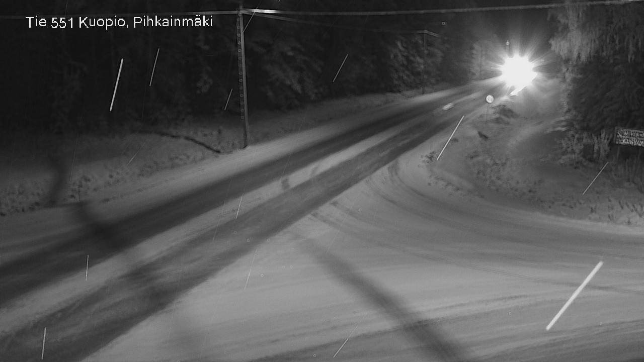 Kelikamerat Kuva Tie 551 Kuopio, Pihkainmäki, Kuopio, Pohjois-Savo