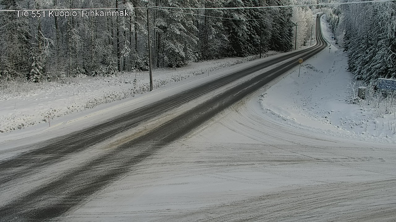 Kelikamerat Kuva Tie 551 Kuopio, Pihkainmäki, Kuopio, Pohjois-Savo