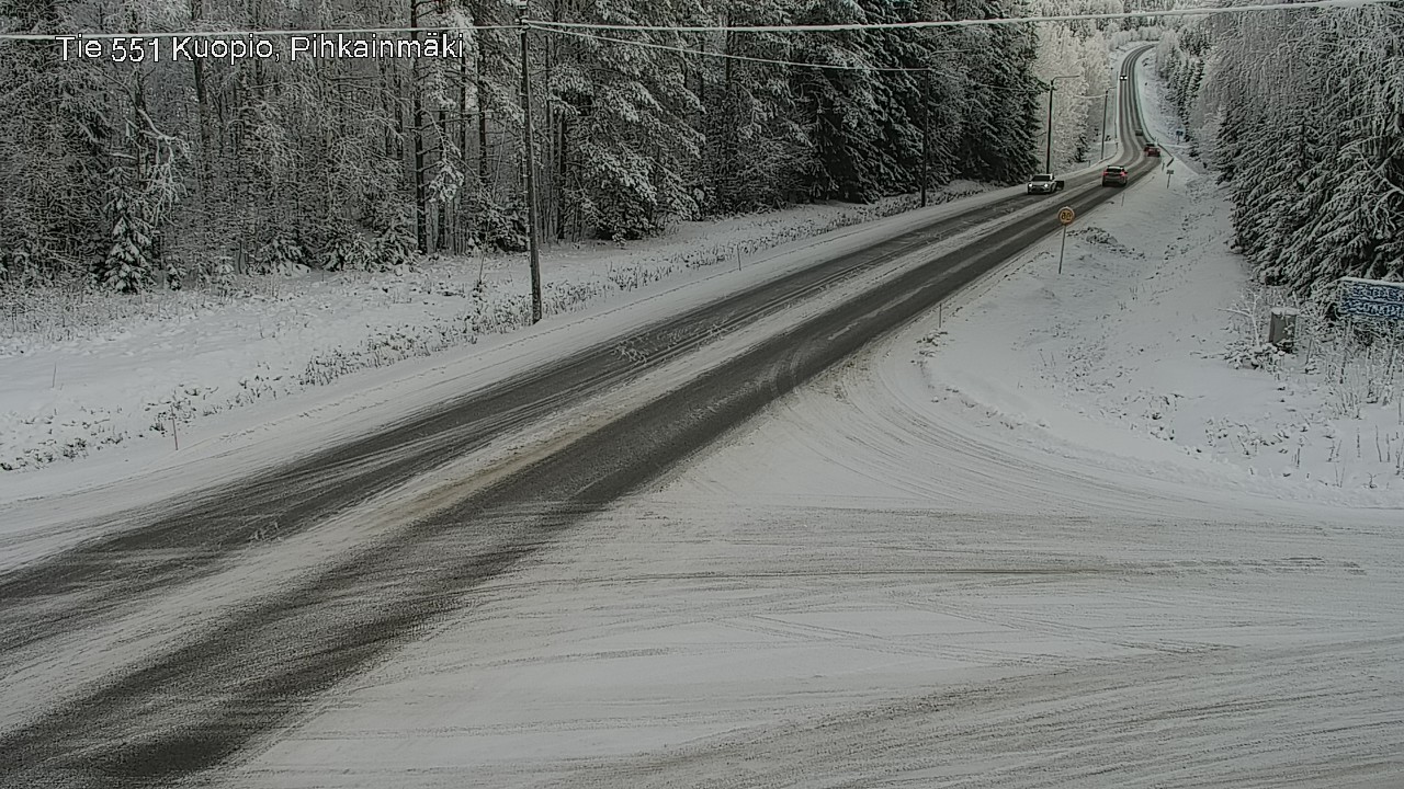 Kelikamerat Kuva Tie 551 Kuopio, Pihkainmäki, Kuopio, Pohjois-Savo