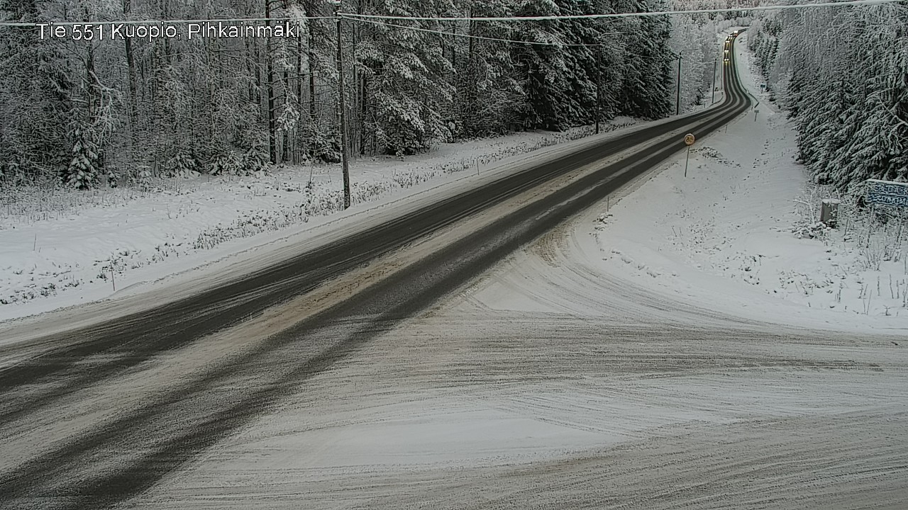 Kelikamerat Kuva Tie 551 Kuopio, Pihkainmäki, Kuopio, Pohjois-Savo