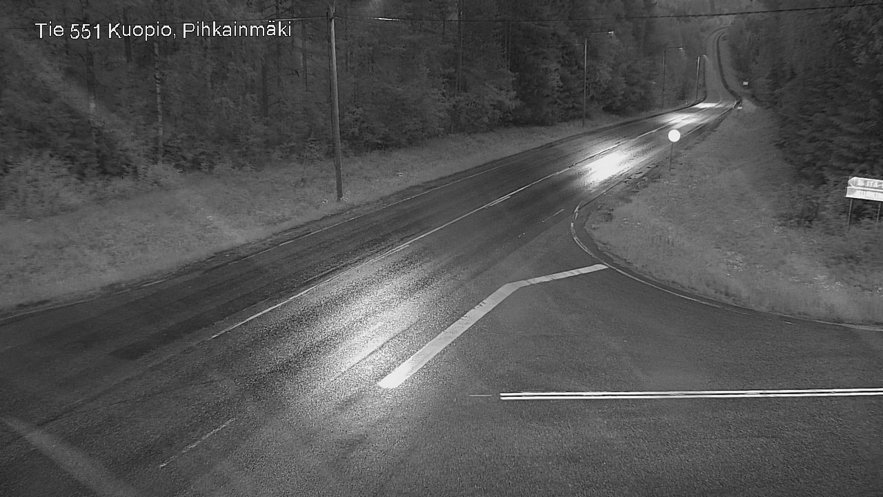 Kelikamerat Kuva Tie 551 Kuopio, Pihkainmäki, Kuopio, Pohjois-Savo