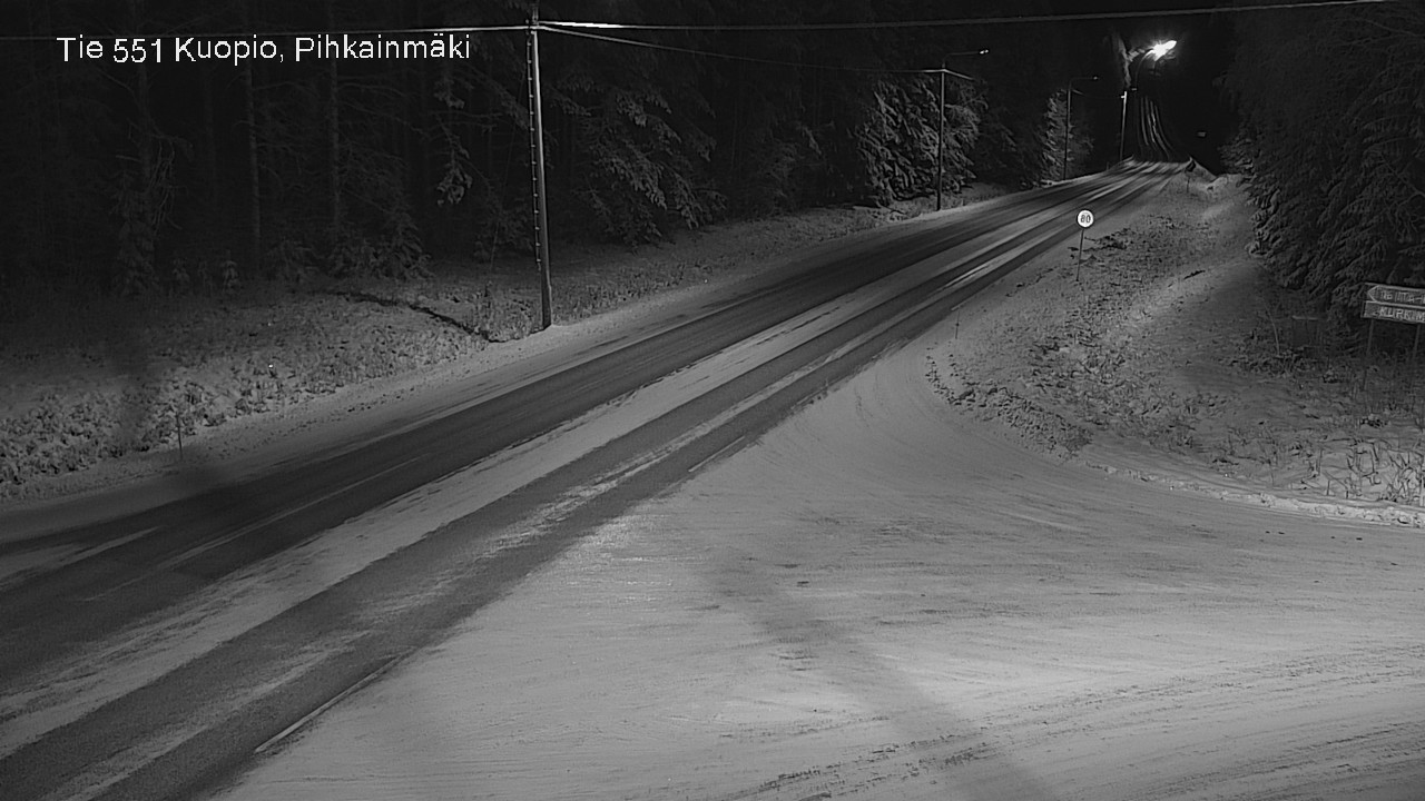 Kelikamerat Kuva Tie 551 Kuopio, Pihkainmäki, Kuopio, Pohjois-Savo