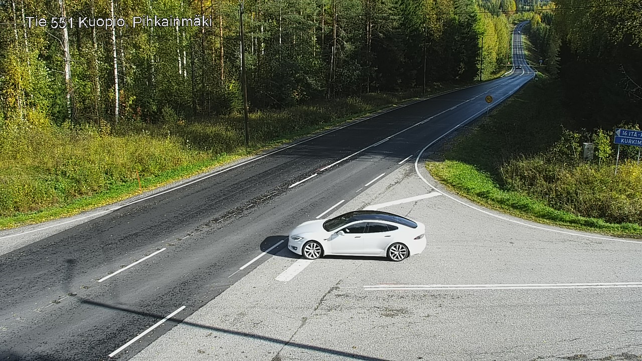 Kelikamerat Kuva Tie 551 Kuopio, Pihkainmäki, Kuopio, Pohjois-Savo