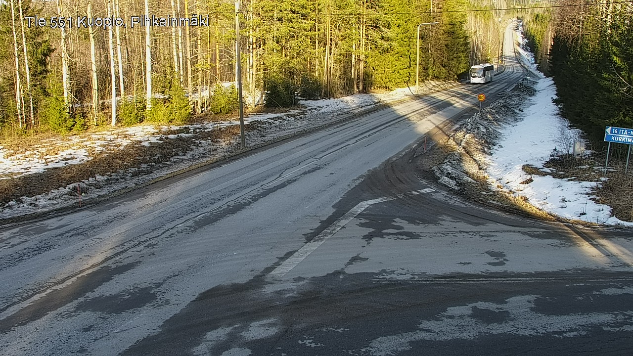 Kelikamerat Kuva Tie 551 Kuopio, Pihkainmäki, Kuopio, Pohjois-Savo