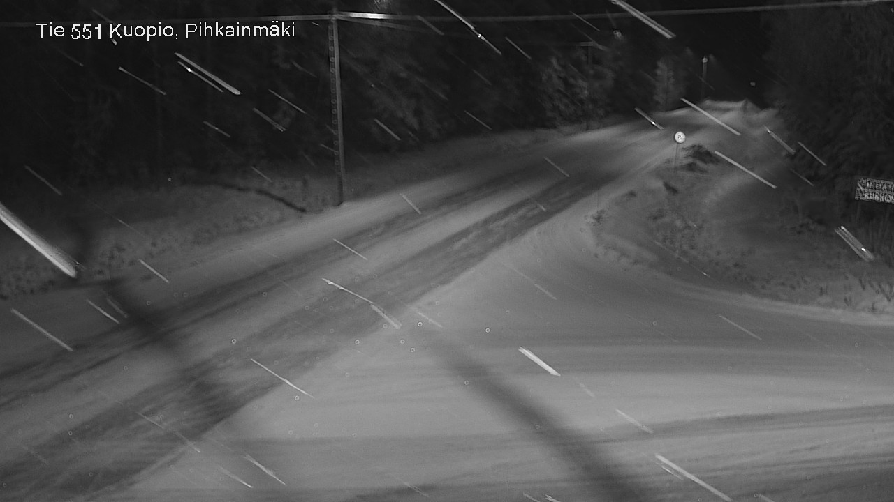 Kelikamerat Kuva Tie 551 Kuopio, Pihkainmäki, Kuopio, Pohjois-Savo