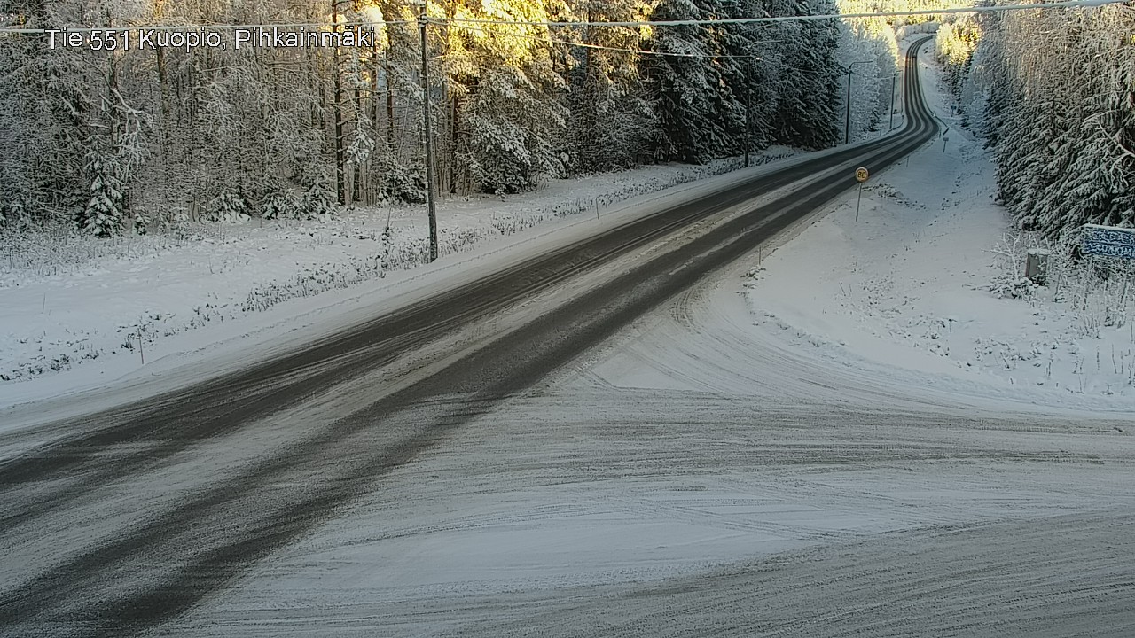 Kelikamerat Kuva Tie 551 Kuopio, Pihkainmäki, Kuopio, Pohjois-Savo