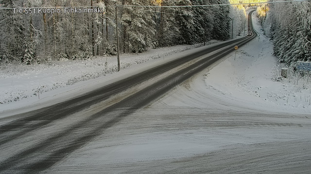 Kelikamerat Kuva Tie 551 Kuopio, Pihkainmäki, Kuopio, Pohjois-Savo