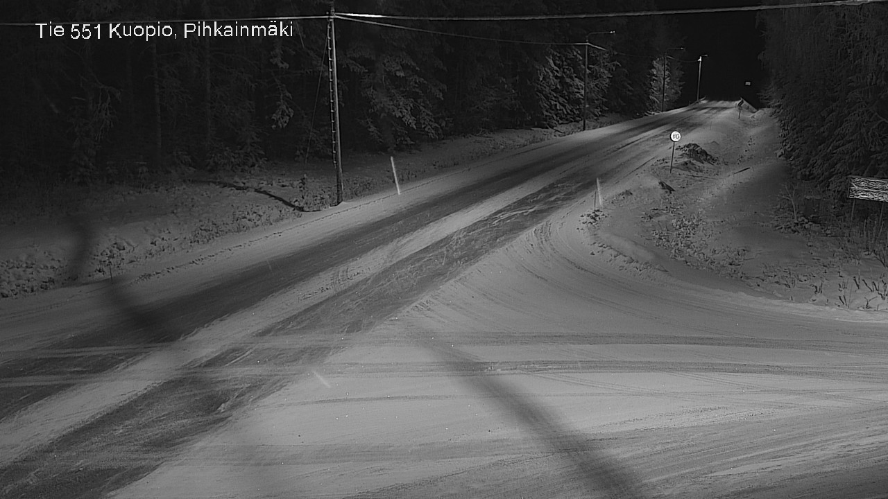 Kelikamerat Kuva Tie 551 Kuopio, Pihkainmäki, Kuopio, Pohjois-Savo