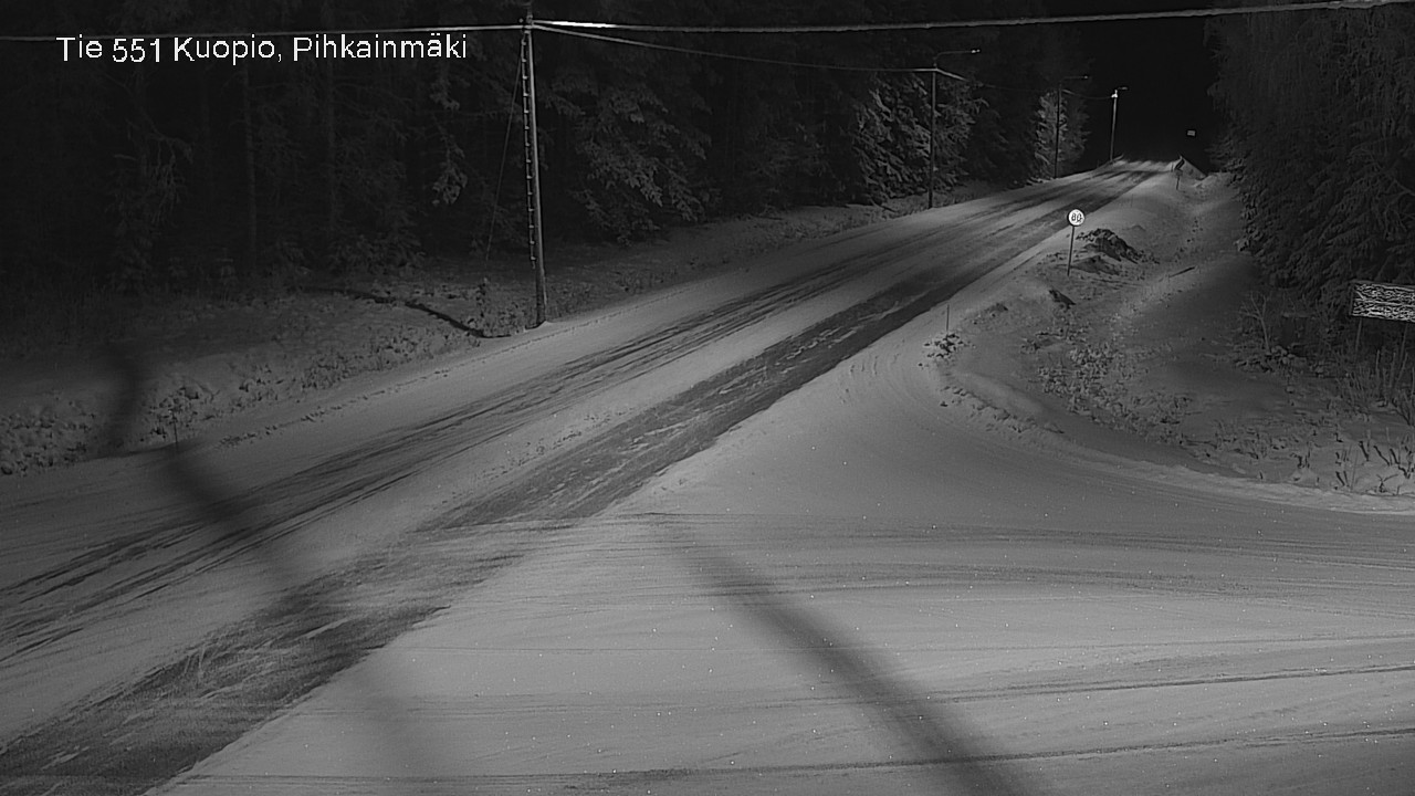 Kelikamerat Kuva Tie 551 Kuopio, Pihkainmäki, Kuopio, Pohjois-Savo