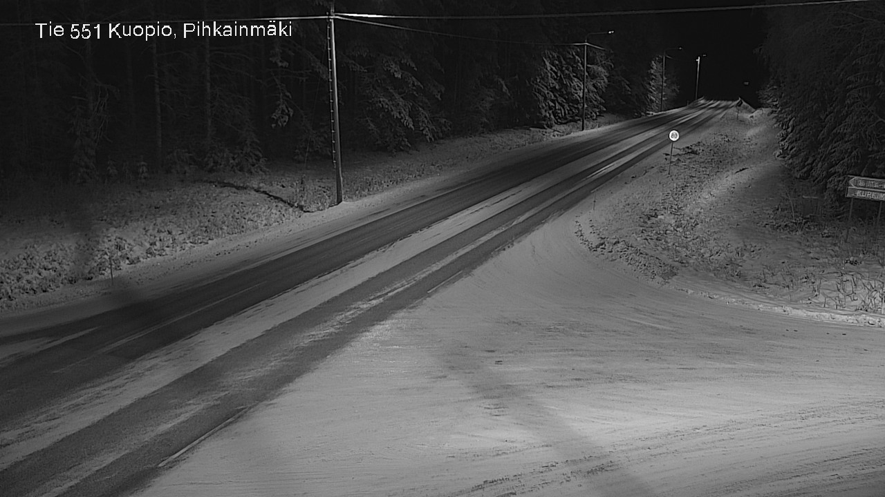 Kelikamerat Kuva Tie 551 Kuopio, Pihkainmäki, Kuopio, Pohjois-Savo