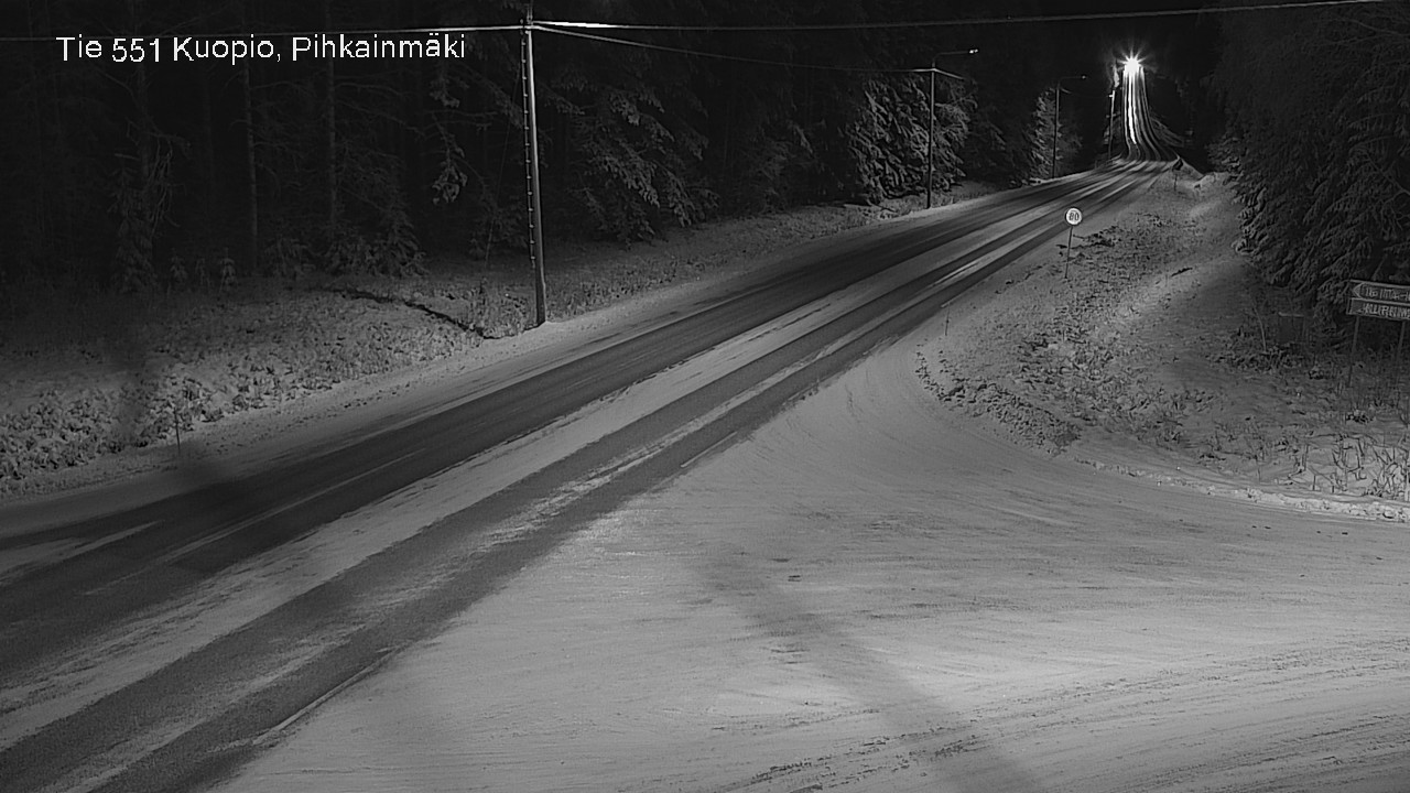 Kelikamerat Kuva Tie 551 Kuopio, Pihkainmäki, Kuopio, Pohjois-Savo
