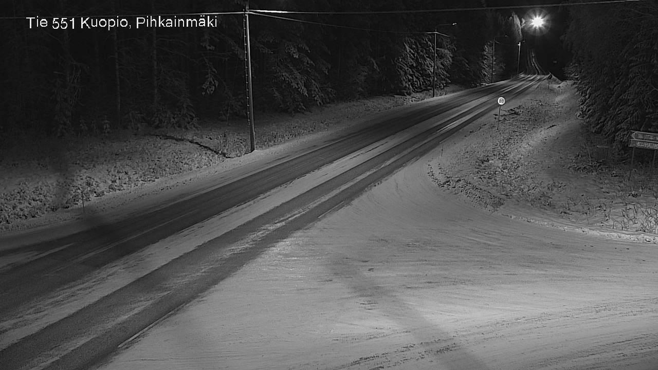 Kelikamerat Kuva Tie 551 Kuopio, Pihkainmäki, Kuopio, Pohjois-Savo