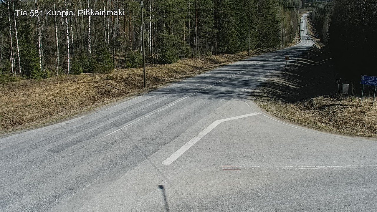 Kelikamerat Kuva Tie 551 Kuopio, Pihkainmäki, Kuopio, Pohjois-Savo