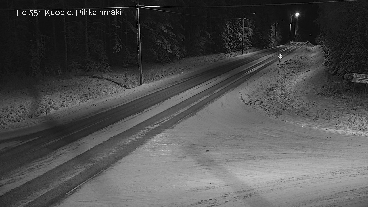 Kelikamerat Kuva Tie 551 Kuopio, Pihkainmäki, Kuopio, Pohjois-Savo