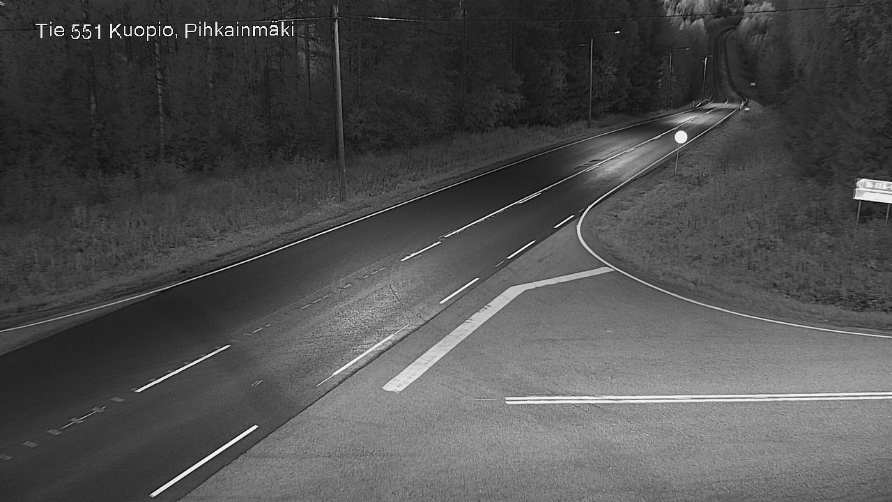 Kelikamerat Kuva Tie 551 Kuopio, Pihkainmäki, Kuopio, Pohjois-Savo