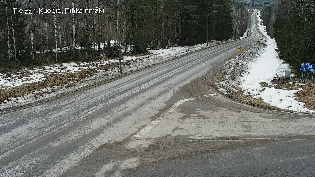 Kelikamerat Kuva Tie 551 Kuopio, Pihkainmäki, Kuopio, Pohjois-Savo