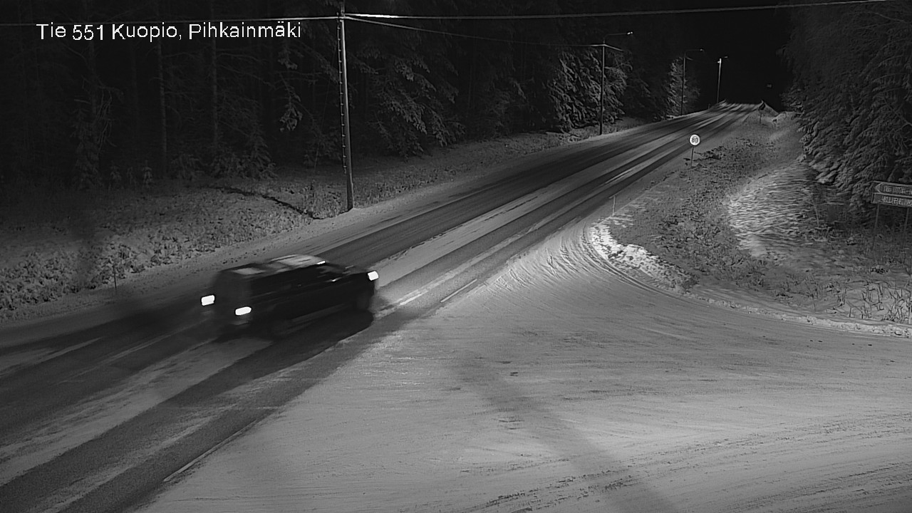 Kelikamerat Kuva Tie 551 Kuopio, Pihkainmäki, Kuopio, Pohjois-Savo