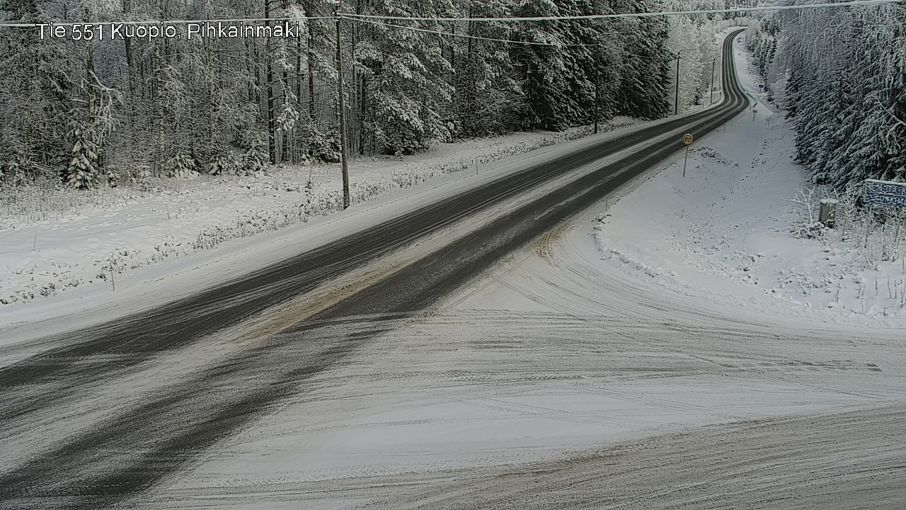 Kelikamerat Kuva Tie 551 Kuopio, Pihkainmäki, Kuopio, Pohjois-Savo