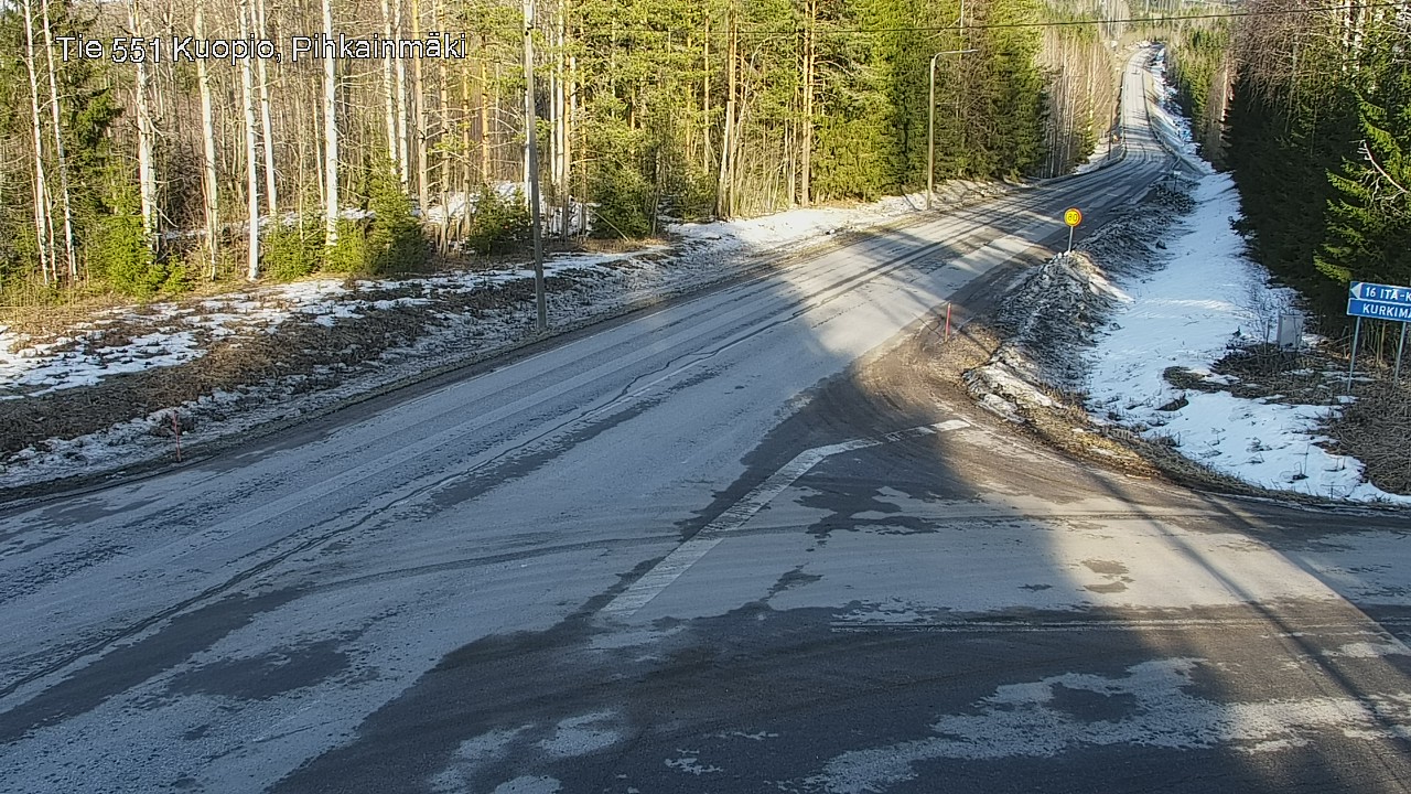 Kelikamerat Kuva Tie 551 Kuopio, Pihkainmäki, Kuopio, Pohjois-Savo