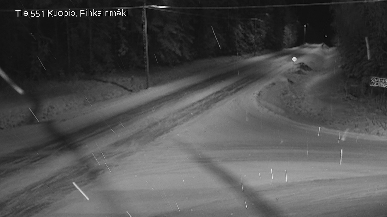Kelikamerat Kuva Tie 551 Kuopio, Pihkainmäki, Kuopio, Pohjois-Savo