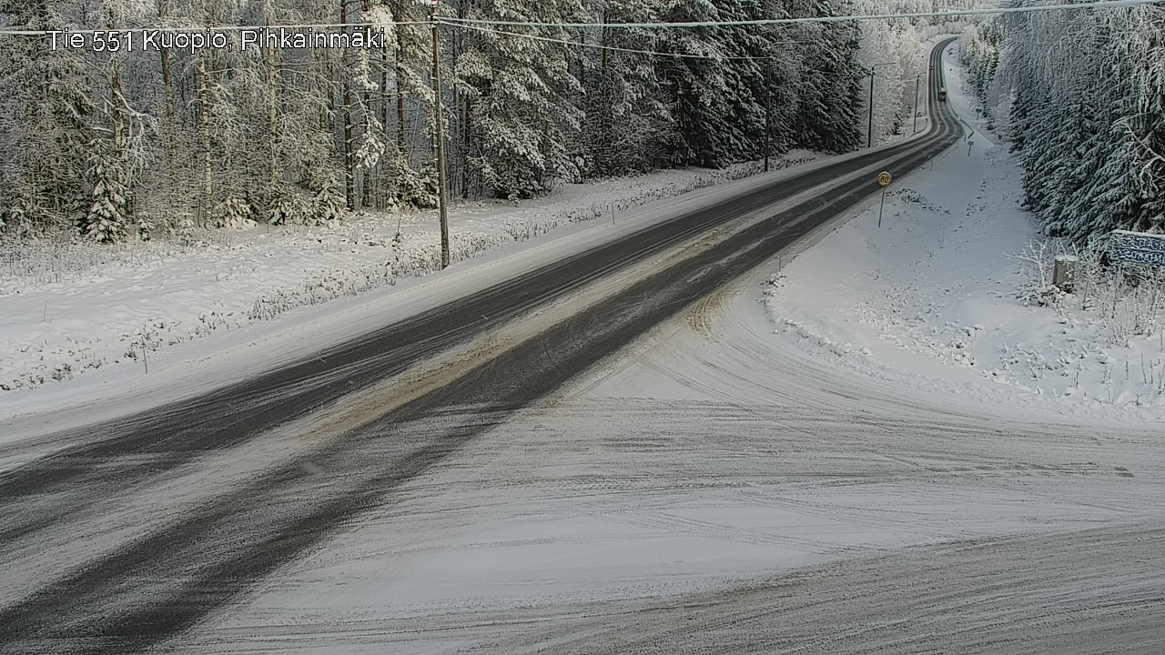 Kelikamerat Kuva Tie 551 Kuopio, Pihkainmäki, Kuopio, Pohjois-Savo