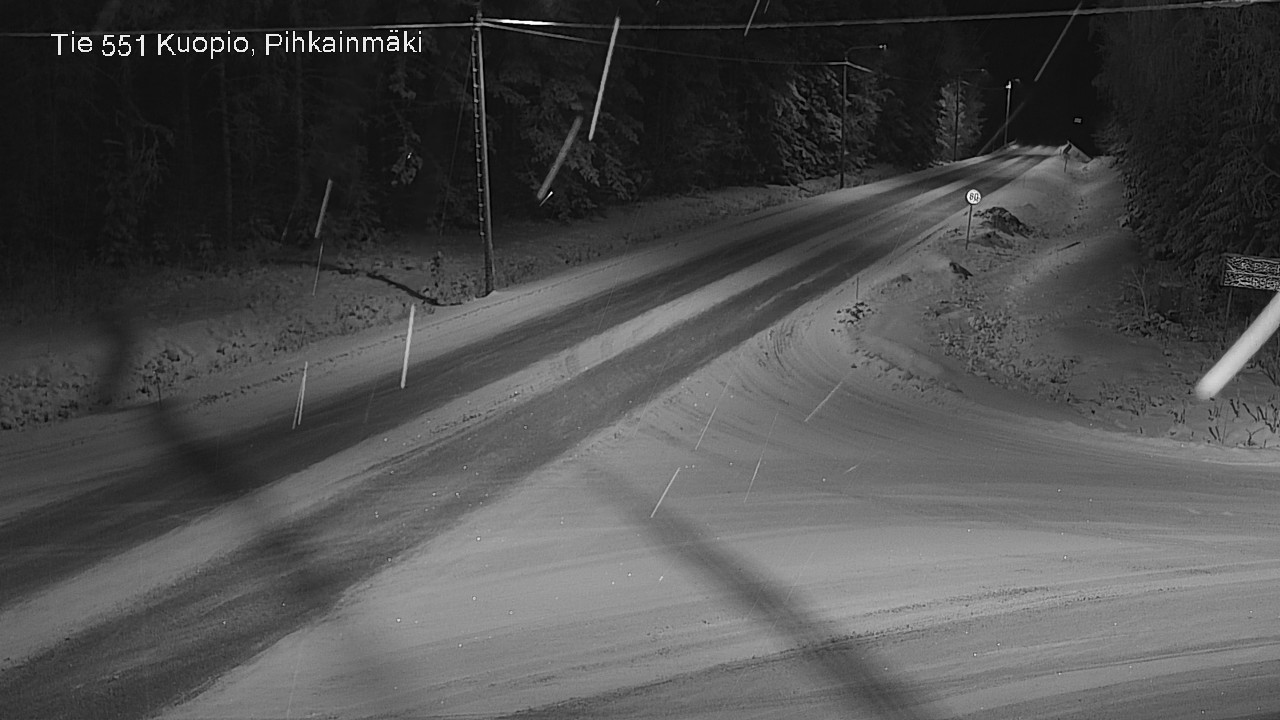 Kelikamerat Kuva Tie 551 Kuopio, Pihkainmäki, Kuopio, Pohjois-Savo