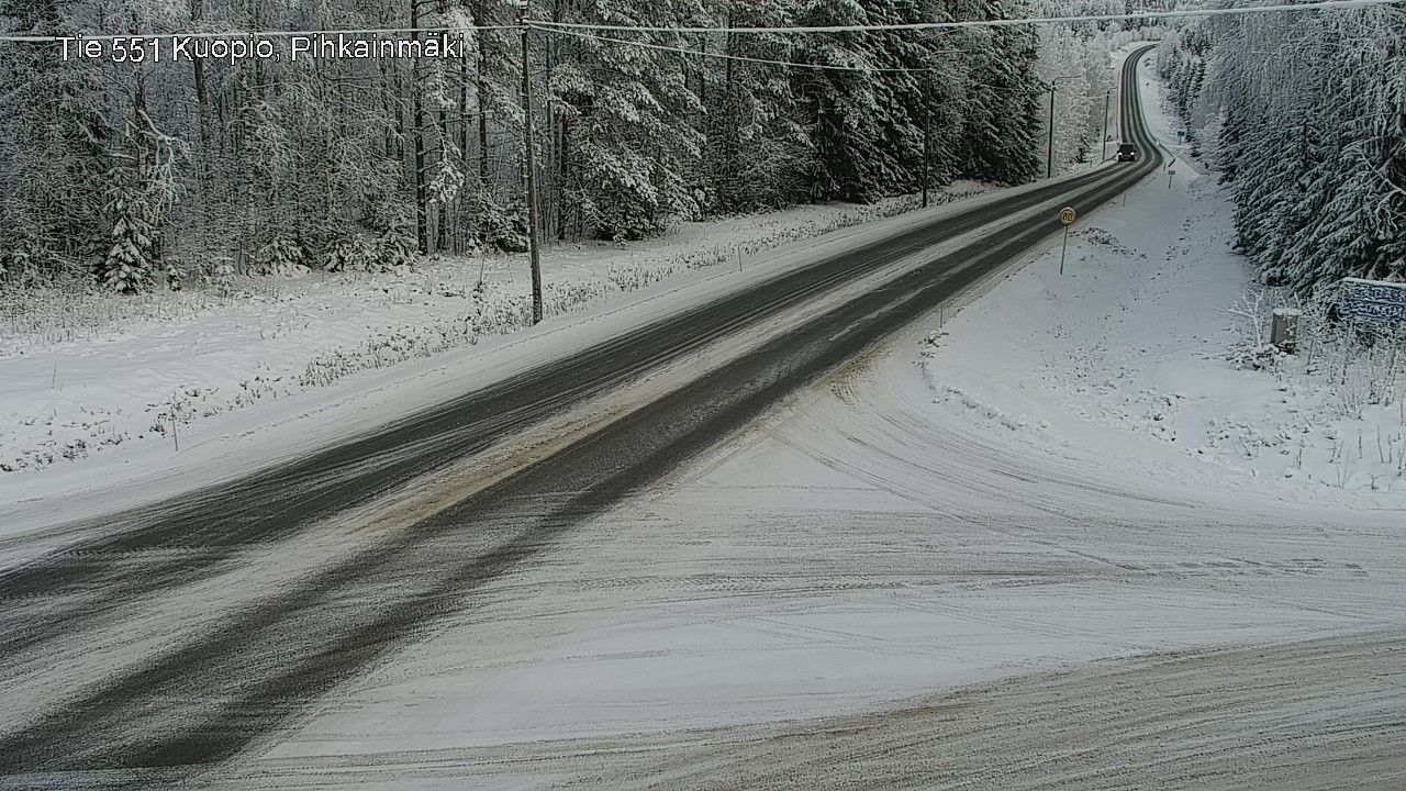 Kelikamerat Kuva Tie 551 Kuopio, Pihkainmäki, Kuopio, Pohjois-Savo