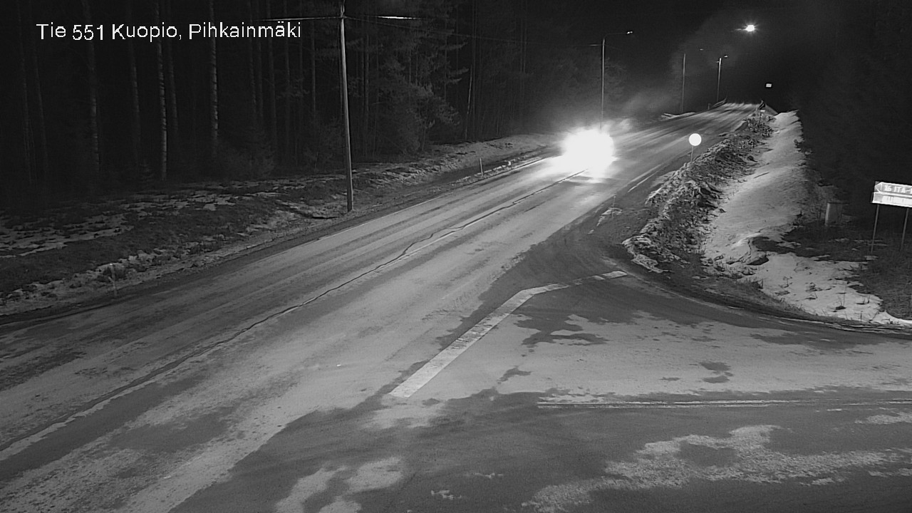 Kelikamerat Kuva Tie 551 Kuopio, Pihkainmäki, Kuopio, Pohjois-Savo