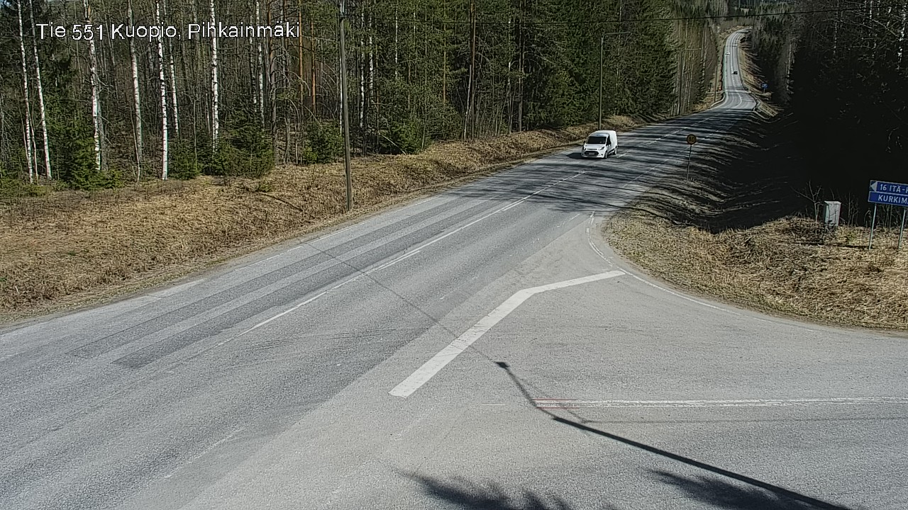 Kelikamerat Kuva Tie 551 Kuopio, Pihkainmäki, Kuopio, Pohjois-Savo