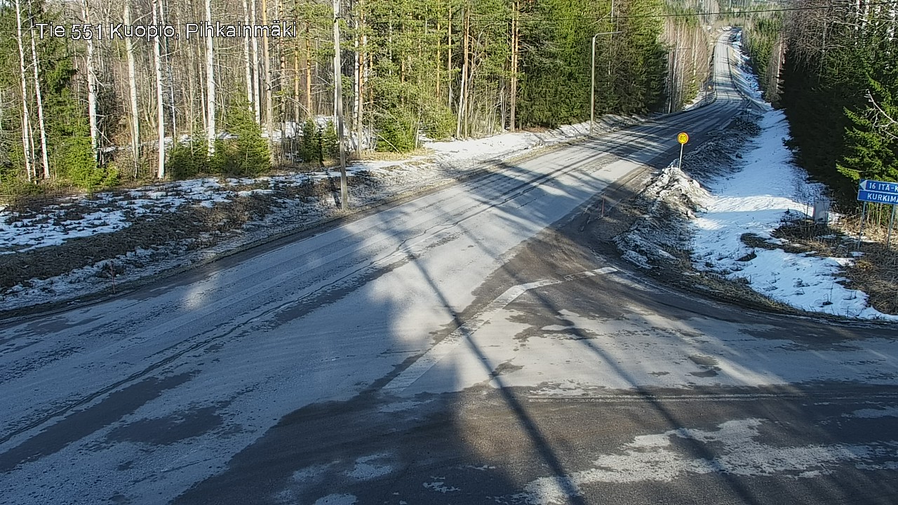 Kelikamerat Kuva Tie 551 Kuopio, Pihkainmäki, Kuopio, Pohjois-Savo