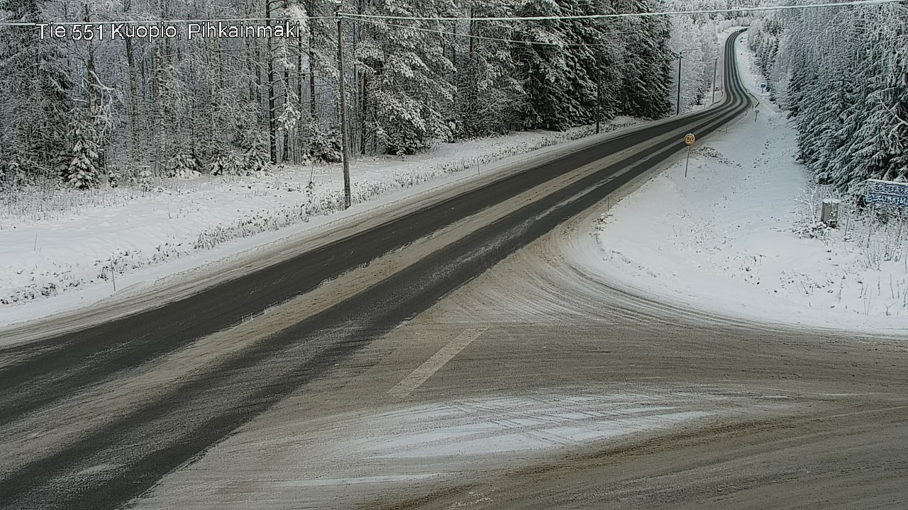 Kelikamerat Kuva Tie 551 Kuopio, Pihkainmäki, Kuopio, Pohjois-Savo