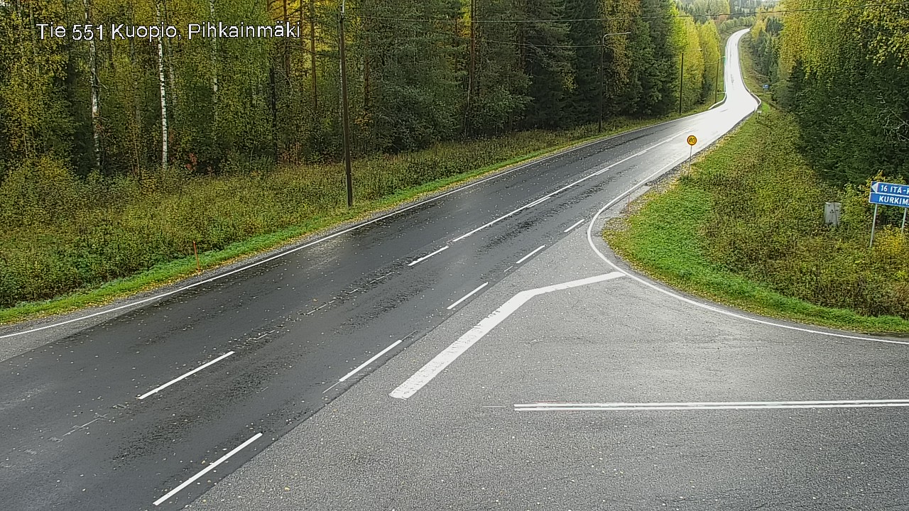 Kelikamerat Kuva Tie 551 Kuopio, Pihkainmäki, Kuopio, Pohjois-Savo