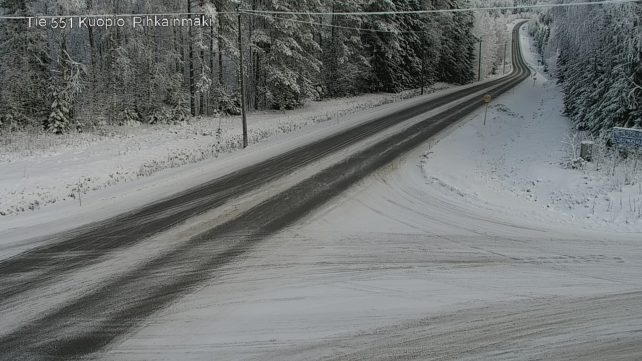 Kelikamerat Kuva Tie 551 Kuopio, Pihkainmäki, Kuopio, Pohjois-Savo