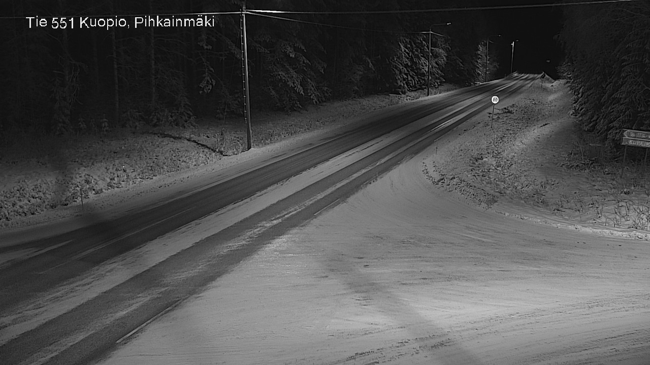 Kelikamerat Kuva Tie 551 Kuopio, Pihkainmäki, Kuopio, Pohjois-Savo