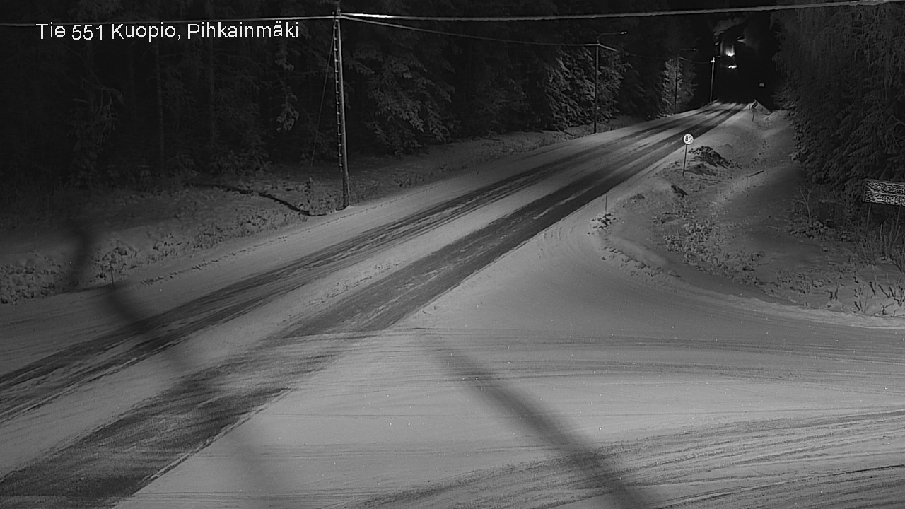 Kelikamerat Kuva Tie 551 Kuopio, Pihkainmäki, Kuopio, Pohjois-Savo