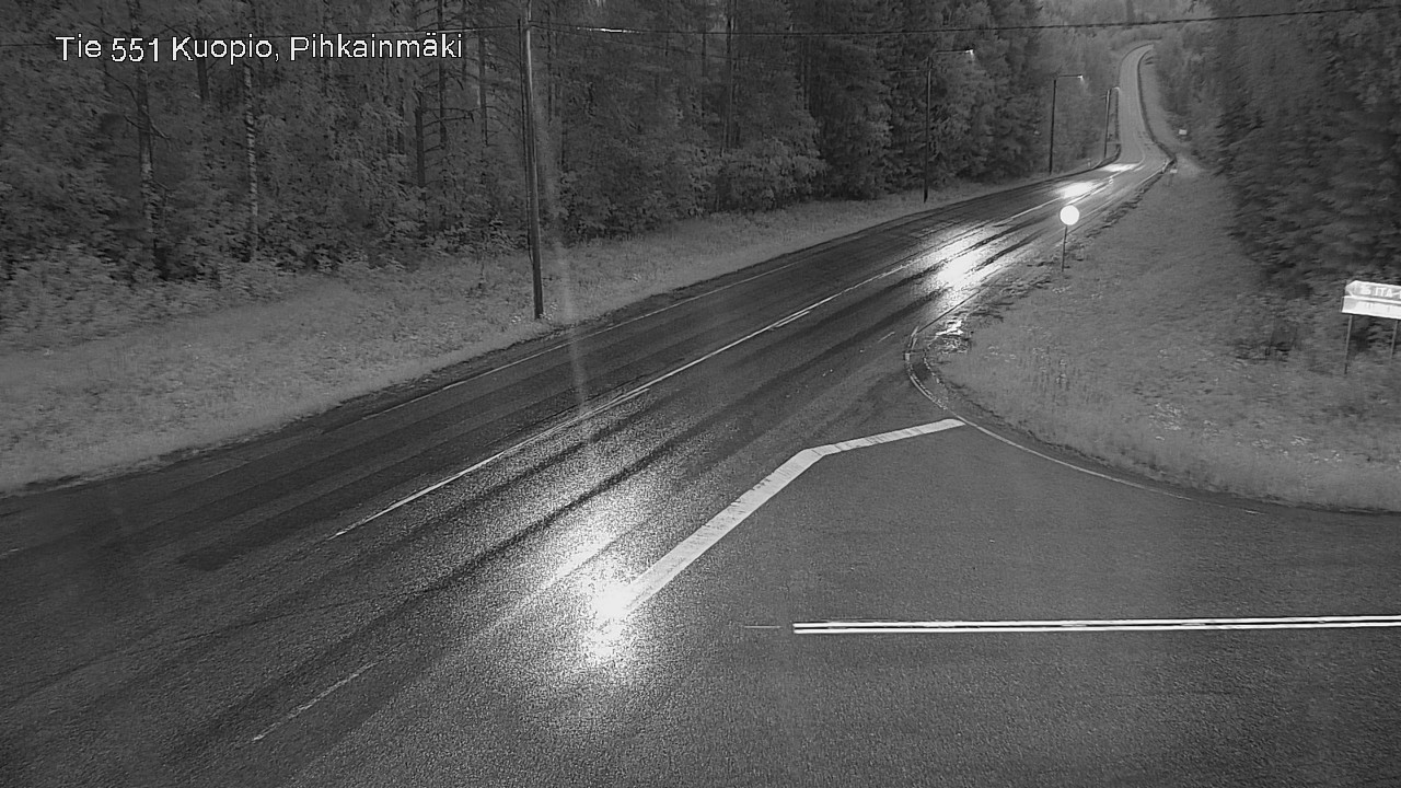 Kelikamerat Kuva Tie 551 Kuopio, Pihkainmäki, Kuopio, Pohjois-Savo