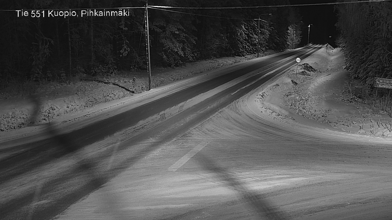 Kelikamerat Kuva Tie 551 Kuopio, Pihkainmäki, Kuopio, Pohjois-Savo