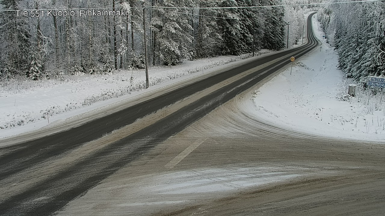 Kelikamerat Kuva Tie 551 Kuopio, Pihkainmäki, Kuopio, Pohjois-Savo