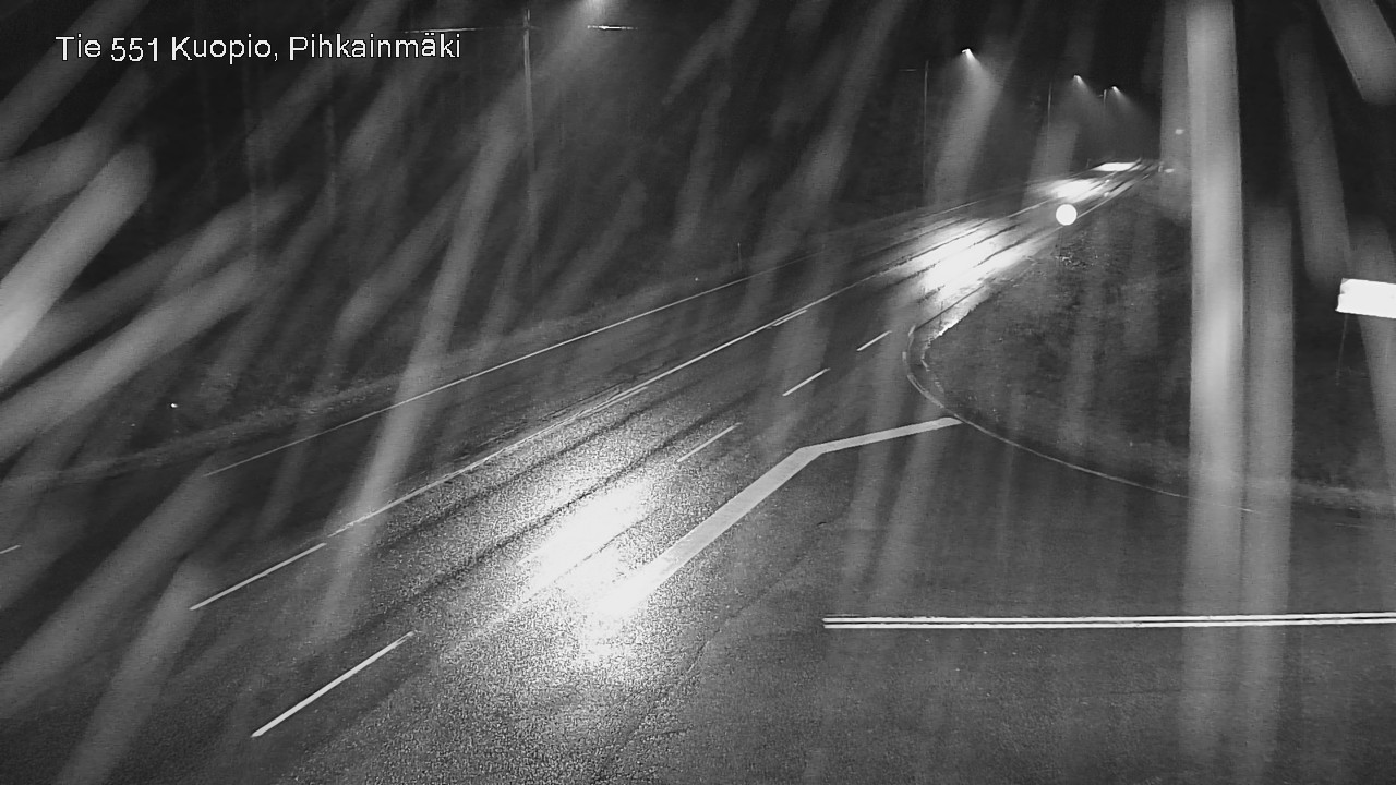 Weather Camera Image Road 551 Kuopio, Pihkainmäki, Kuopio, Pohjois-Savo